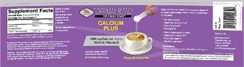 OL Olympian Labs, Inc. The Optimal Blend Calcium Plus - supplement