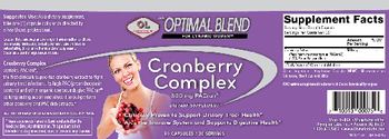 OL Olympian Labs, Inc. The Optimal Blend Cranberry Complex 500 mg PACran - supplement