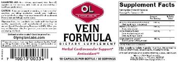 OL Olympian Labs Inc. Vein Formula - supplement