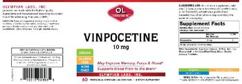 OL Olympian Labs Inc. Vinpocetine 10 mg - supplement