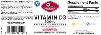 OL Olympian Labs Inc. Vitamin D3 5000 IU - supplement