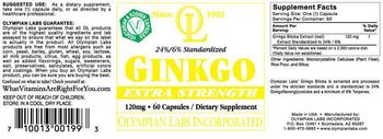 OL Olympian Labs Incorporated 24%/6% Standardized Ginkgo Extra Strength - supplement