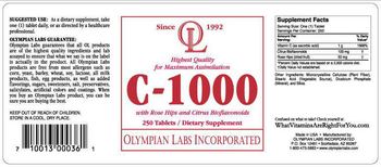OL Olympian Labs Incorporated C-1000 - supplement