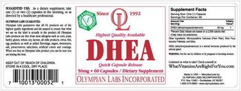 OL Olympian Labs Incorporated DHEA - supplement