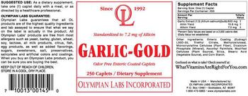 OL Olympian Labs Incorporated Garlic-Gold - supplement