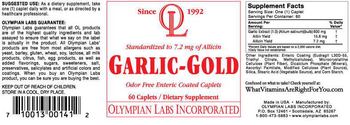 OL Olympian Labs Incorporated Garlic-Gold - supplement