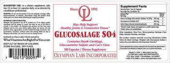 OL Olympian Labs Incorporated Glucosalage SO4 - supplement