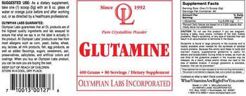 OL Olympian Labs Incorporated Glutamine - supplement