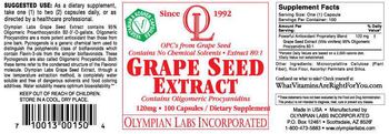 OL Olympian Labs Incorporated Grape Seed Extract - supplement