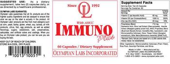 OL Olympian Labs Incorporated Immuno Plus - supplement