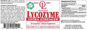 OL Olympian Labs Incorporated Lycozyme Extra Strength - supplement