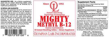Olympian Labs, Inc. Mighty Methyl B-12 - supplement