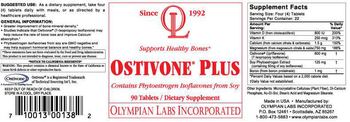 OL Olympian Labs Incorporated Ostivone Plus - supplement
