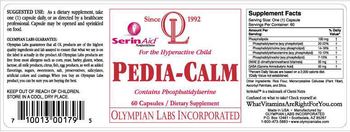 OL Olympian Labs Incorporated Pedia-Calm - supplement