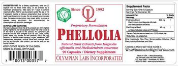 OL Olympian Labs Incorporated Phellolia - supplement