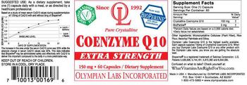 OL Olympian Labs Incorporated Pure Crystalline Coenzyme Q10 Extra Strength 150 mg - supplement