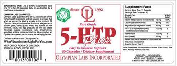 OL Olympian Labs Incorporated Pure Grade 5-HTP Plus - supplement