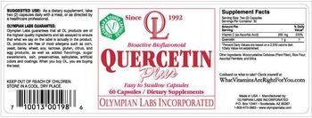 OL Olympian Labs Incorporated Quercetin Plus - supplement
