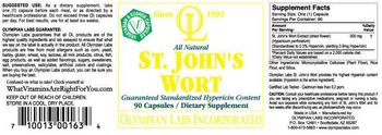OL Olympian Labs Incorporated St. John's Wort - supplement