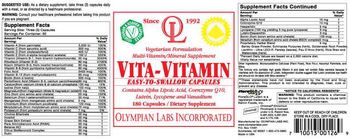 OL Olympian Labs Incorporated Vita-Vitamin - supplement