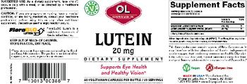 OL Olympian Labs Lutein 20 mg - supplement