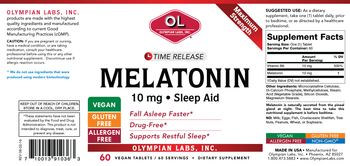 OL Olympian Labs Melatonin 10 mg - supplement