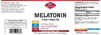 OL Olympian Labs Melatonin 3 mg - supplement