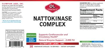 OL Olympian Labs Nattokinase Complex - supplement
