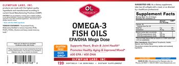 OL Olympian Labs Inc. Omega-3 Fish Oils - supplement
