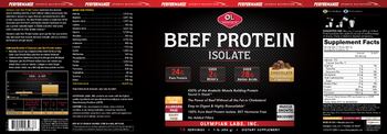 OL Olympian Labs Performance Sports Nutrition Beef Protein Isolate Chocolate - supplement