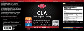 OL Olympian Labs Performance Sports Nutrition CLA - supplement