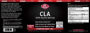 OL Olympian Labs Performance Sports Nutrition CLA - supplement