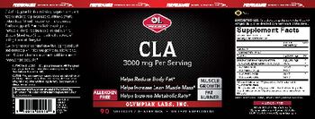 OL Olympian Labs Performance Sports Nutrition CLA - supplement