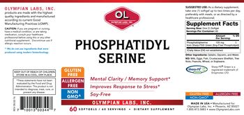 OL Olympian Labs Phosphatidyl Serine - supplement