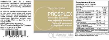 OL Olympian Labs Inc. Prosplex - supplement