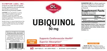 OL Olympian Labs Ubiquinol 50 mg - supplement