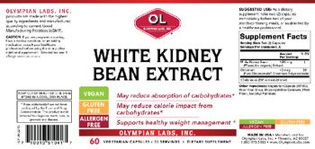OL Olympian Labs White Kidney Bean Extract - supplement