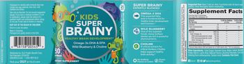 OLLY Kids Super Brainy Blue Raspberry - supplement