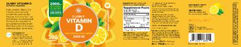 OLLY Sunny Vitamin D Luminous Lemon 2000 IU - supplement