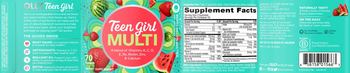 OLLY Teen Girl Multi Berry Melon Besties - supplement