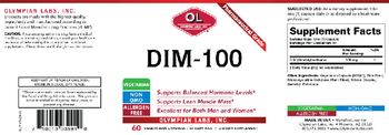 Olympian Labs DIM-100 - supplement