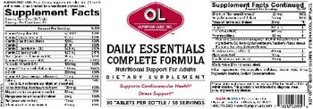 Olympian Labs, Inc. Daily Essentials Complete Formula - supplement