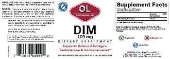 Olympian Labs, Inc. DIM 100 mg - supplement