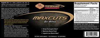 Olympian Labs, Inc. Maxcuts - supplement