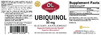 Olympian Labs, Inc. Ubiquinol 50 mg - supplement