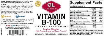 Olympian Labs, Inc. Vitamin B-100 - supplement