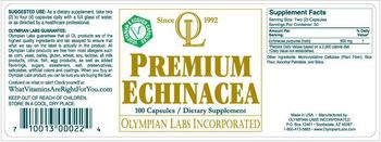 Olympian Labs Incorporated Premium Echinacea - supplement