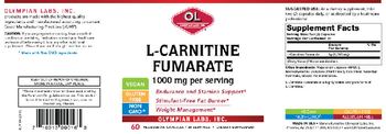 Olympian Labs L-Carnitine Fumarate 1000 mg - supplement