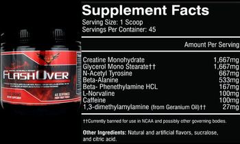 Omega Sports FlashOver Fiery Fruit Punch - supplement