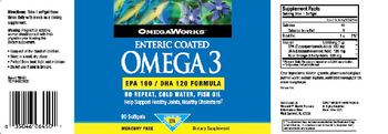 OmegaWorks Enteric Coated Omega 3 - supplement